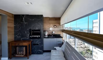 Cobertura Duplex à venda 3 quartos piscina e terraço gourmet TUPI Praia Grande