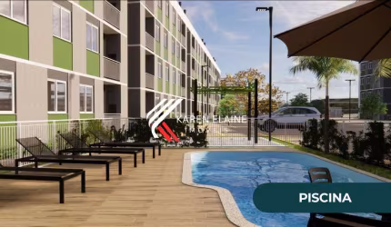 Apartamento Garden à venda: 2 dormitórios, churrasqueira, piscina/Palhoça