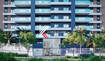Apartamento terraço com 3 dorm, sendo 1 suíte e 2 demi-suítes em Barreiros