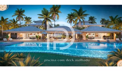 Apartamento à Venda com 2 Vagas, 70m², Frente para a Lagoa em Itacimirim, Camaçari - Bahia, Luxo e