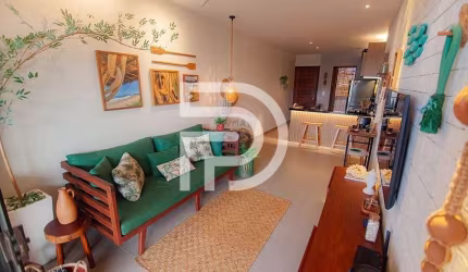 2 Quartos | Porteira Fechada | Acesso ao Rio e Mar | Varanda Gormet | 102m², Imbassaí, Mata de São