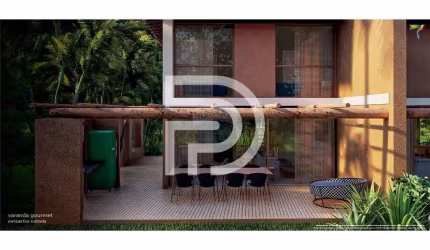 Casa de 120m² à Venda – 2 Suítes, 2 Vagas, Garden Privativo – Reserva da Lagoa, Praia do Forte, BA