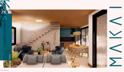 Casa em Condomínio de Luxo na Praia do Forte, 2 quartos, 2 suítes, 75m² - Mata de São João-BA