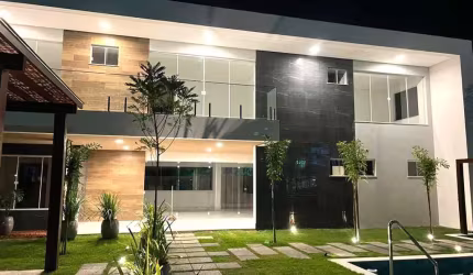 Oportunidade única: Casa de luxo em condomínio com 6 quartos e 6 suítes em Guarajuba, Camaçari-BA - 500m² de área!
