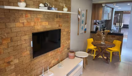 Imperdível: Apartamento à venda em Itacimirim, Camaçari-BA! 2 quartos, 1 suíte, 2 banheiros e 2 vagas de garagem.