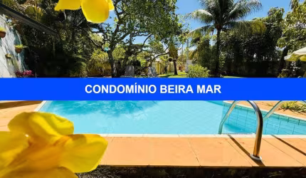 Casa A VENDA CONDOMÍNIO ENSEADA PRAIA DA ESPERA, ITACIMIRIM, 5 quartos, 1 suíte,  5 banheiros, 4 vagas de garagem em Itacimirim, Camaçari-BA - 186m².