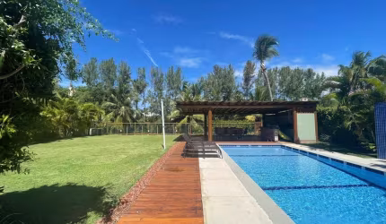 Espetacular casa em condomínio para locação na Praia do Forte, Mata de São João-BA: 4 quartos, 4 suítes, 2 salas, 7 banheiros, 4 vagas, 300m².