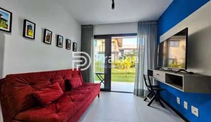 Apartamento à venda na Praia do Forte, Mata de São João-BA: 2 quartos, 1 suíte, 1 sala, 2 banheiros, 2 vagas de garagem, 55,00 m².