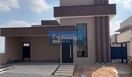 Venha se encantar com essa casa térrea moderna, localizada no condomínio em Caçapava.