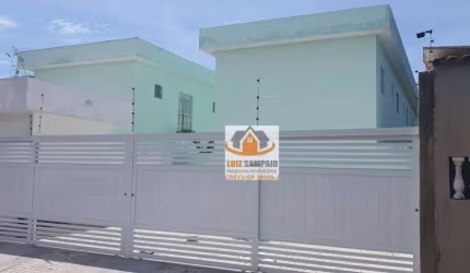 Casa Nova em Condomínio, 2 suítes, Jd Nova Itanhaém Lado Praia