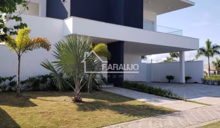 Encantadora casa em condomínio, Votorantim/Sorocaba! Possui 5 suites todas com ar-condicionado. Lazer completo!