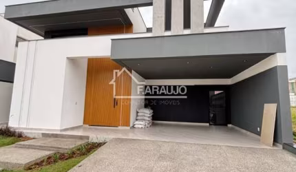 CASA SOBRADO EM FASE FINAL DE CONSTRUÇÃO,  À VENDA COM 3 SUÍTES, NO CONDOMÍNIO MONT BLANC, SOROCABA-SP