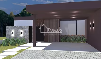 Casa Terrea em construção  à venda no Condomínio Residencial Jardim Helena Maria, Wanel Ville, Sorocaba-SP