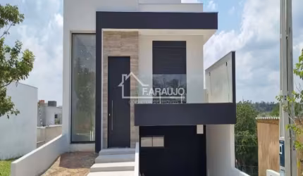 SOBRADO À VENDA COM 3 SUÍTES, SENDO 1 MÁSTER COM CLOSET NO CONDOMÍNIO CAMPOS DO CONDE, SOROCABA-SP