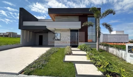 Casa de Luxo em Condomínio à Venda em Indaiatuba-SP  3 Quartos, 3 Suítes, 1 Sala, 5 Banheiros, 4 Vagas, 200m².
