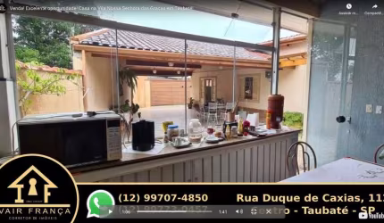 Casa para Venda em Taubaté, Vila Nossa Senhora das Graças, 2 dormitórios, 1 suíte, 2 banheiros, 4 vagas