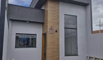 Casa à venda em Taubaté-SP, Quintas de Santa Cruz: 2 quartos, 1 suíte, 2 salas, 1 banheiro, 2 vagas de garagem, 72,80 m².