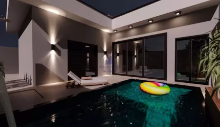 Oportunidade única em condomínio de luxo: Casa 4 quartos, 1 suíte, 2 salas, 3 banheiros, 4 vagas, 185,33 m² em Piracangaguá, Taubaté-SP.