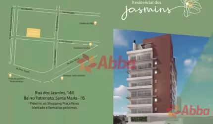 RESIDENCIAL JASMINS - 2 Dormitórios com Garagem - AP825