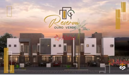 RESIDENCIAL OURO VERDE - CASA GEMINADA COM 2 SUÍTES E 2 VAGAS DE GARAGEM - CA1208