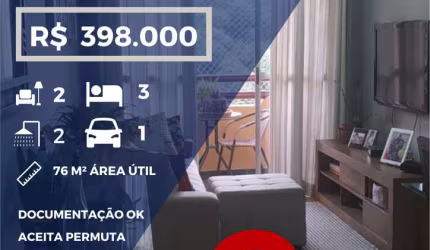 Excelente apartamento à venda de 3 dorm 1 suíte próximo ao Shopping Internacional com lazer complet