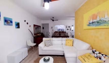 Apartamento à venda em Guarujá-SP, Jardim Las Palmas: 2 quartos, 1 suíte, 2 salas, 3 banheiros, 1 vaga, 95m².