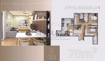 APARTAMENTO PARA VENDA NO RESIDENCIAL POEME EM VALINHOS