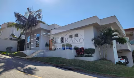 Casa em Condomínio de Luxo em Itatiba-SP, Residencial Fazenda Serrinha - 3 quartos, 3 suítes, 2 salas, 4 banheiros, 4 vagas, 257,10m².