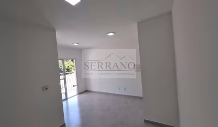 Apartamento para locação em Vinhedo-SP, Santa Claudina - 2 quartos, 1 suíte, 2 salas, 2 banheiros, 1 vaga - 48m²!