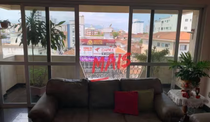 Apartamento com 4 dormitórios à venda, 280 m² por R$ 900.000,00 - Embaré - Santos/SP