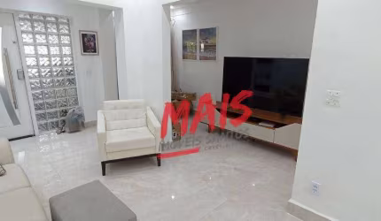 Sobrado com 3 dormitórios à venda -  200 m ² - Embaré - Santos/SP