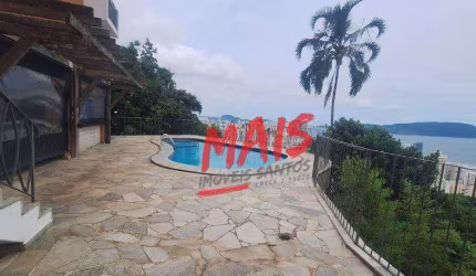Casa com 5 dormitórios à venda, 792 m² por R$ 7.990.000,00 - Morro Santa Terezinha - Santos/SP