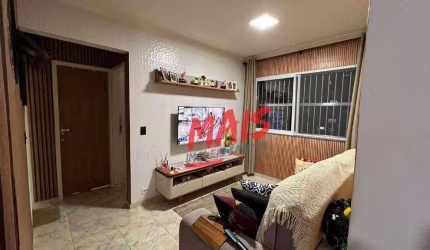 Apartamento com 2 dormitórios à venda, 68 m² - Saboó - Santos/SP