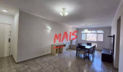 Apartamento 200m da praia, 2 quartos para alugar, 110 m² no Boqueirão - Santos/SP