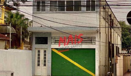 Prédio para alugar, 550m² - Vila Matias - Santos/SP