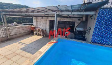 Cobertura com 4 dormitórios à venda por R$ 1.275.000,00 - Vila Belmiro - Santos/SP