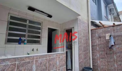 Sobrado com 2 dormitórios à venda, 64 m² por R$ 445.000,00 - Macuco - Santos/SP
