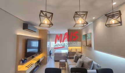 Apartamento com 1 quarto, 40 m² - venda  ou aluguel  - Gonzaga - Santos/SP
