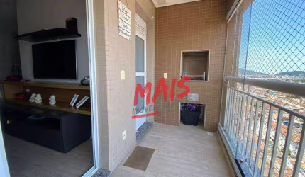 Apartamento com 2 dormitórios à venda, 70 m²  - Estuário - Santos/SP