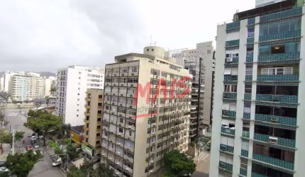 Apartamento próximo praia do Gonzaga, 1 quarto, 55 m² - Santos/SP