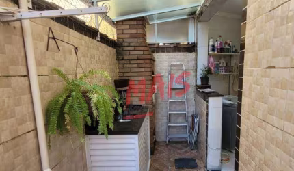 Village com 3 dormitórios à venda, 112 m² - Macuco - Santos/SP