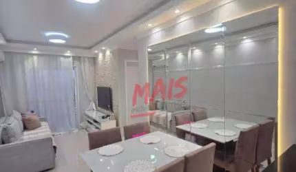 Apartamento com 2 dormitórios à venda, 59 m² - Vila Matias - Santos/SP
