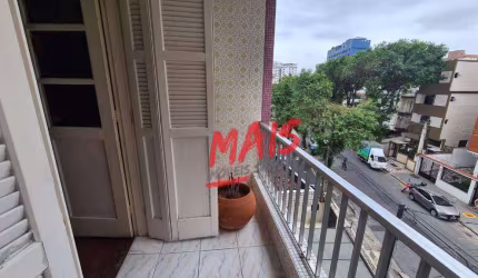 Apartamento com 3 dormitórios à venda, 116 m²  - Campo Grande - Santos/SP