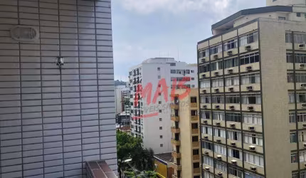 Apartamento próximo a praia do Gonzaga, 1 dormitório, 47 m² - Venda ou Locação - Santos/SP