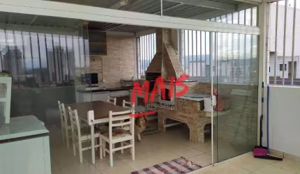 Cobertura com 4 dormitórios à venda, 275 m² por R$ 1.490.000,00 - Aparecida - Santos/SP
