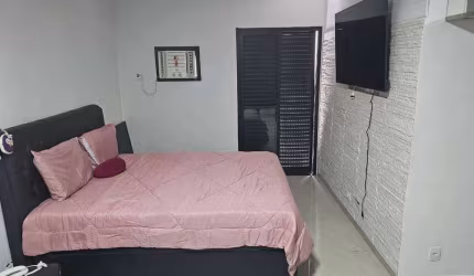 Locação | Apartamento flat de 1 dormitório com lazer | Centro | São Vicente