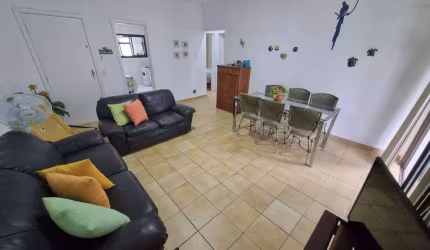 Venda - Apartamento 2 dormitórios com sacada - 1 vaga demarcada - Embaré - Santos