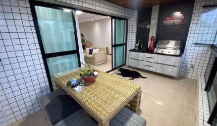 Apartamento - 3 Suítes com churrasqueira na Varanda - Gonzaga - Santos/SP