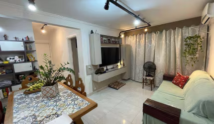 APARTAMENTO LATERAL 1 DORMITÓRIO 1 BANHEIRO 1 VAGA DEMARCADA 54 m² MACUCO
