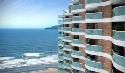 ESTANCONFOR NOVO TIPO FLAT VISTA PARA O MAR, ÁREA DE LAZER, PORTARIA VAGA
